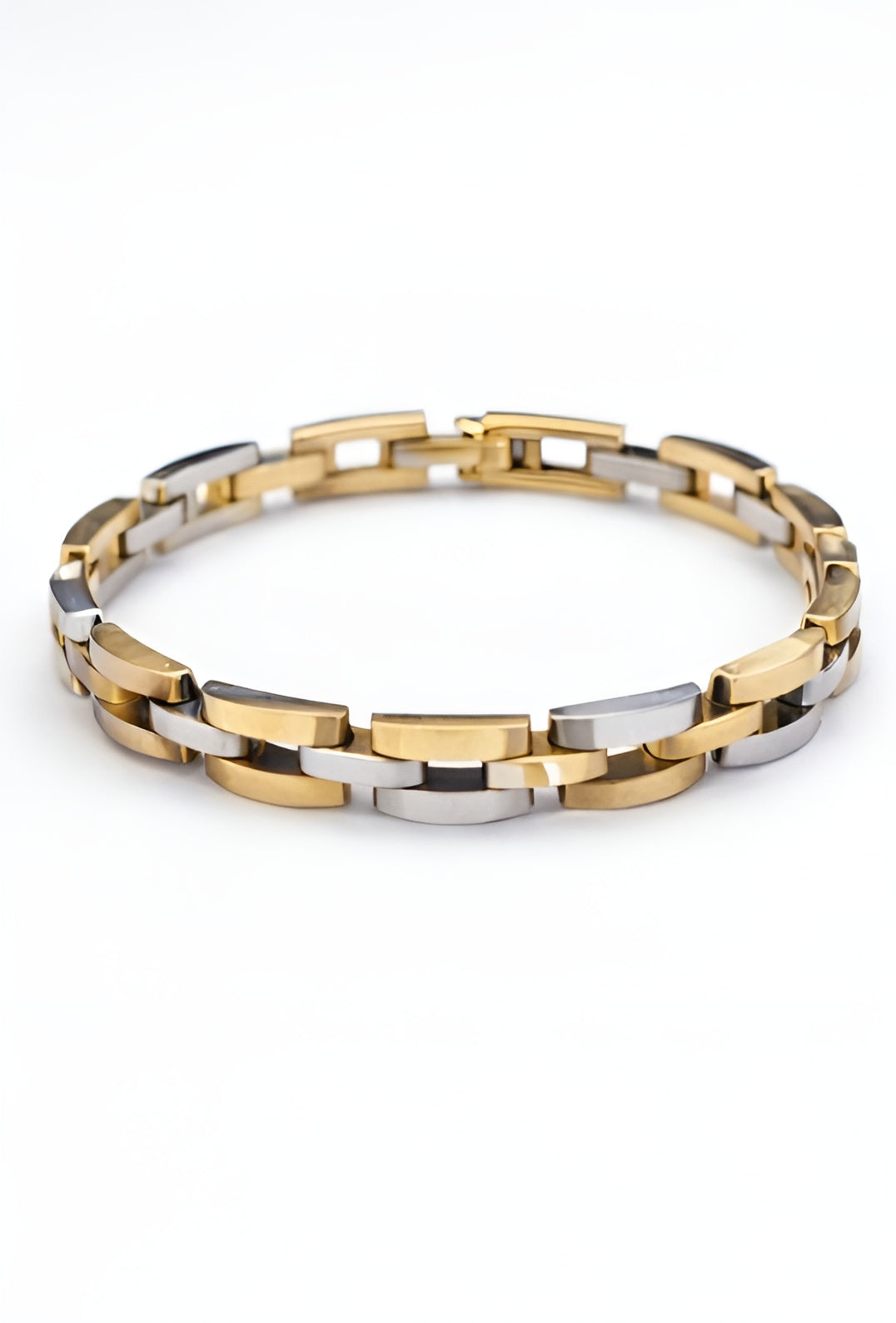 Apex Two-Tone Chain Bracelet