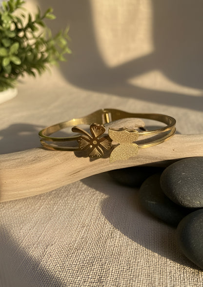 Eternal Bloom Butterfly Bracelet