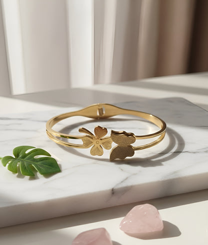 Eternal Bloom Butterfly Bracelet